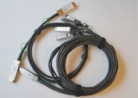 40GBASE-CR4 QSFP + Kabel Tembaga 10M Pasif, Kabel Tembaga Twinax